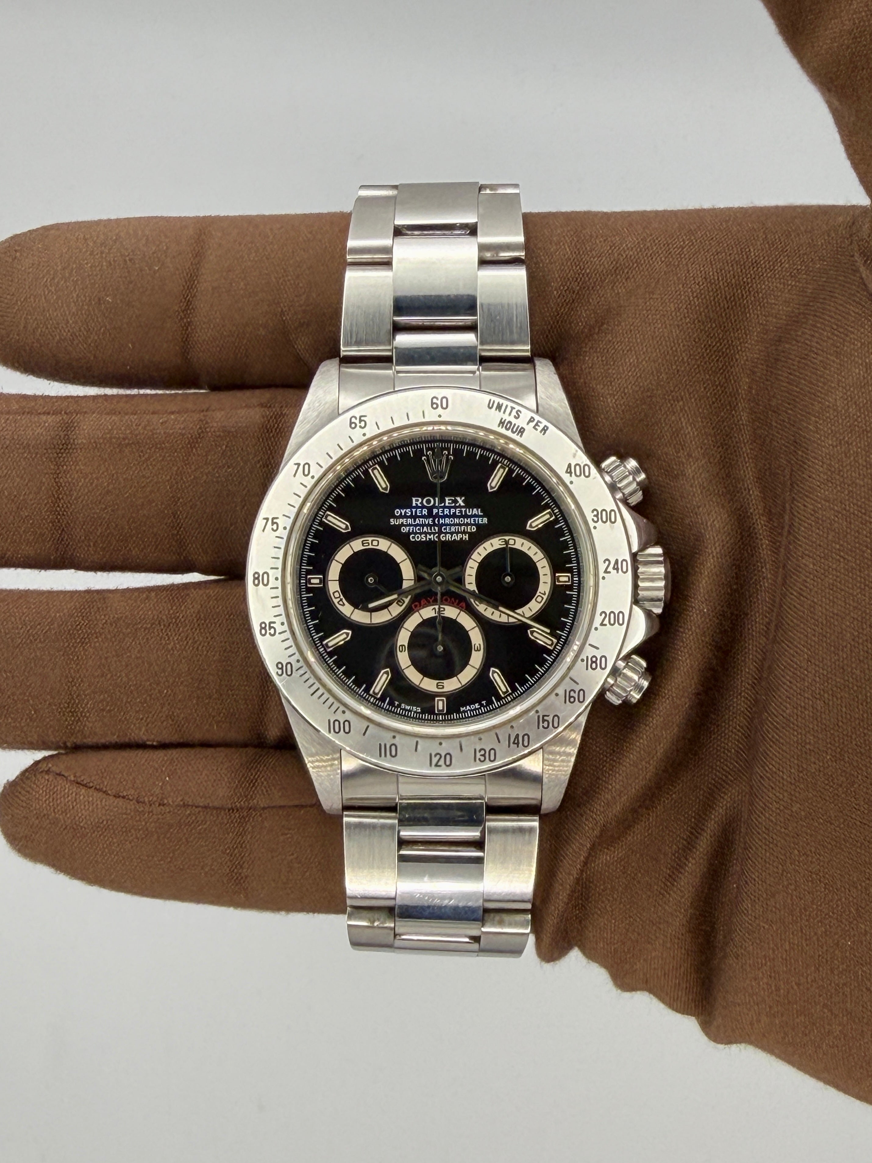 1997 Rolex Daytona Zenith Unpolished Full Set 40mm Stainless Steel