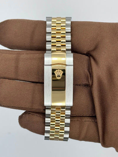 2025 Rolex Datejust Black 41mm Stainless Steel/Yellow Gold 126333-0014