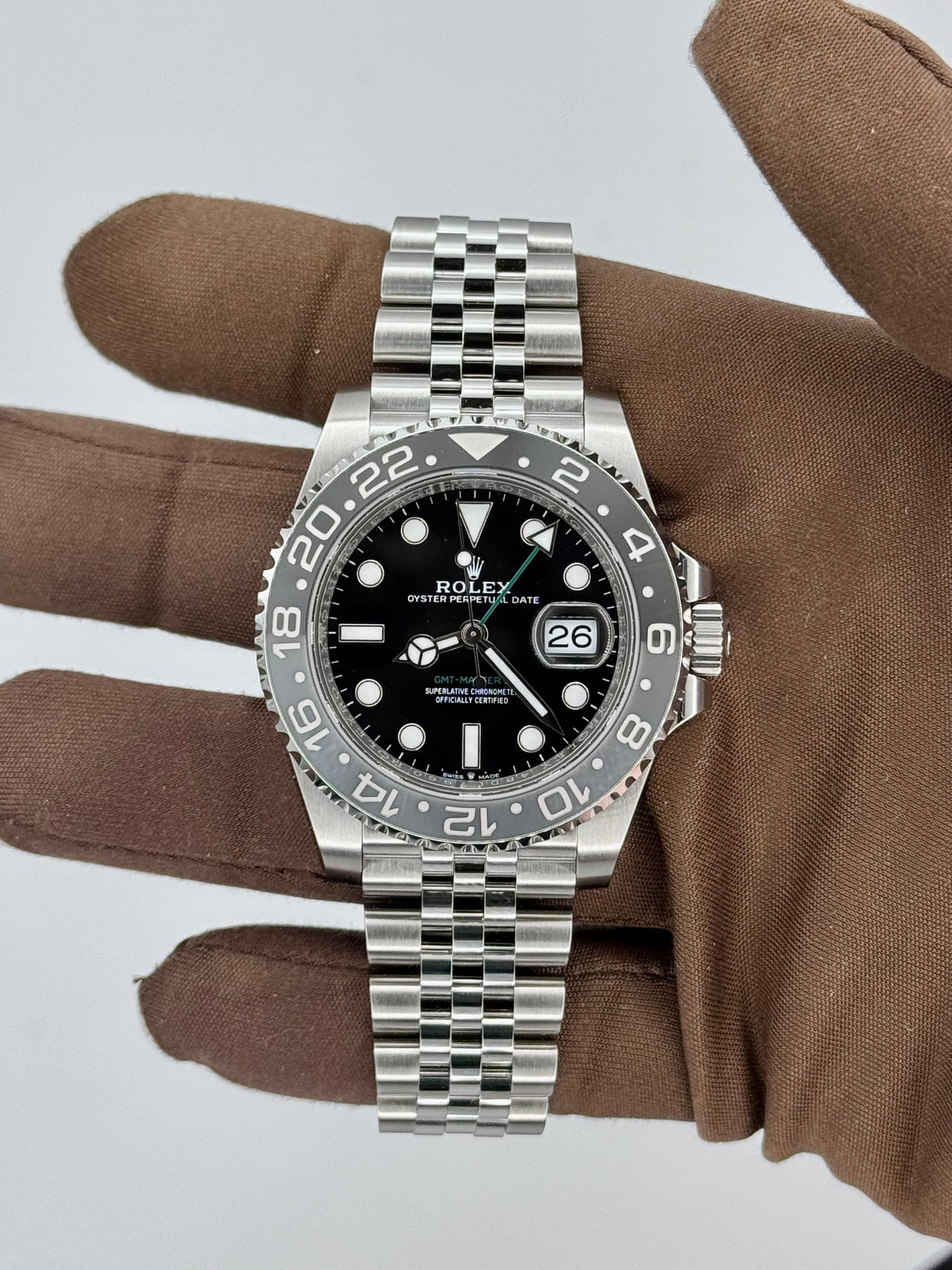 NEW 2025 Rolex GMT-Master II Bruce Wayne 40mm Stainless Steel 126710GRNR-0003