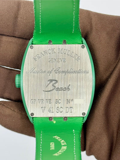 2025 Franck Muller Vanguard Beach Green Beach 41mm Glassfiber V 41 SC DT BEACH VR VE GF3
