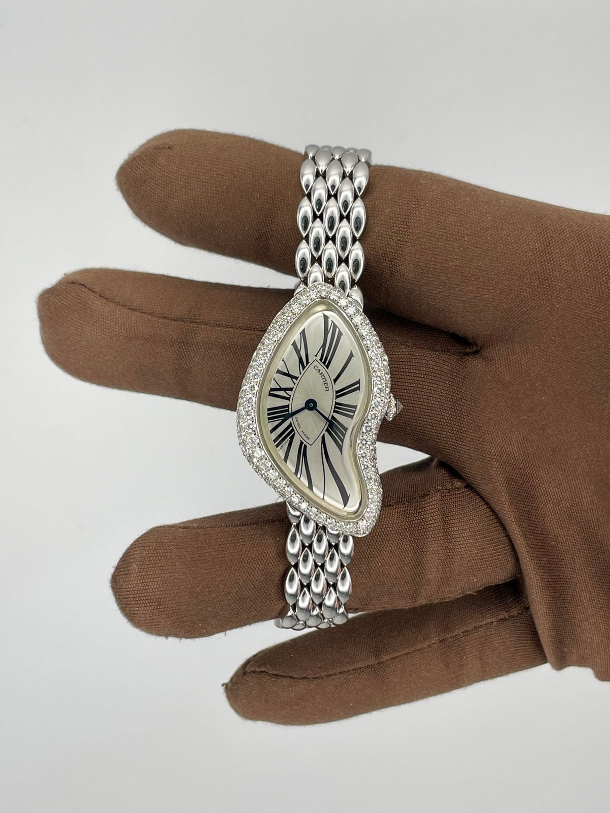 2017 Cartier Crash Ladies 40mm White Gold/Diamonds WL420051