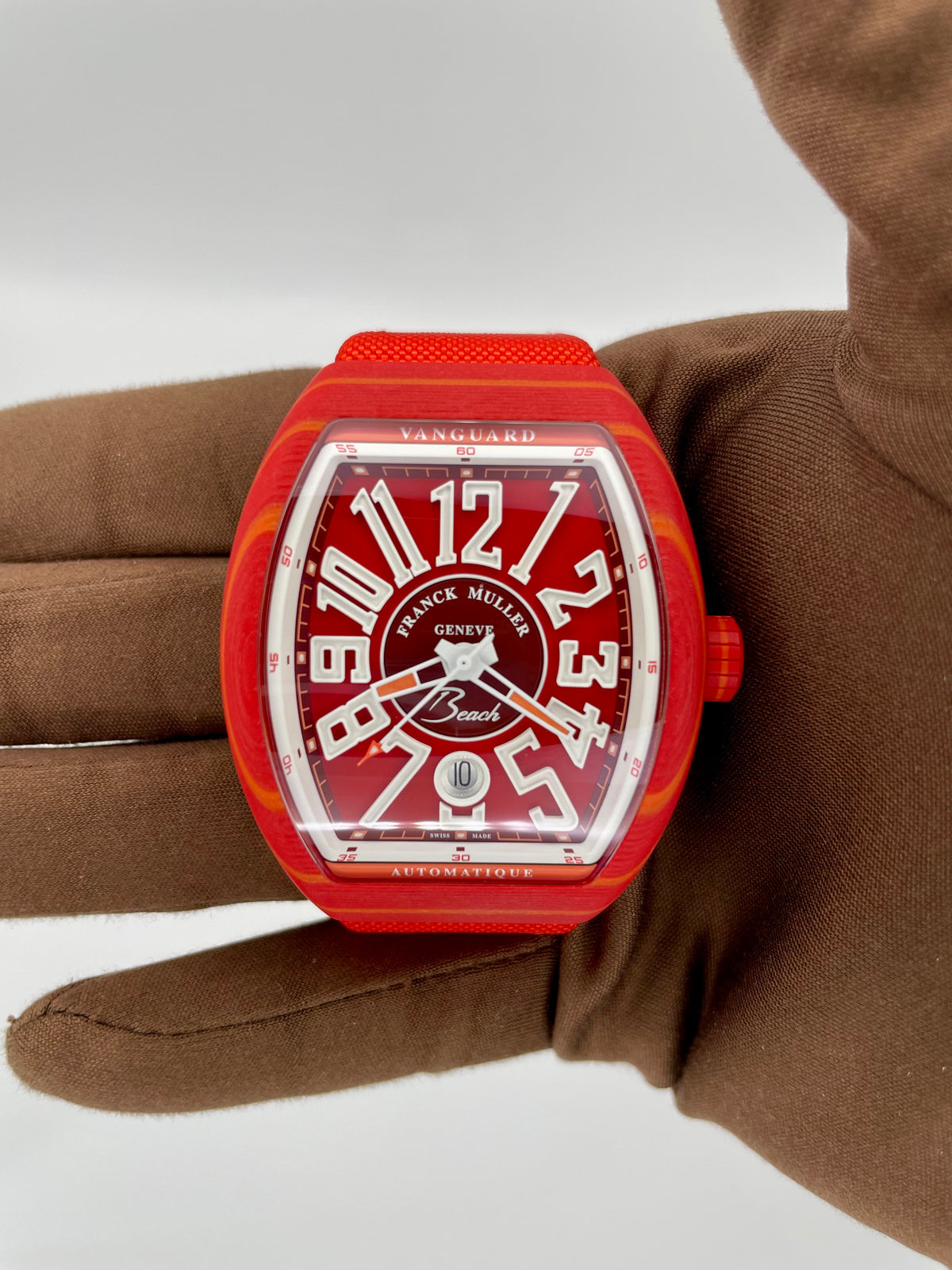 2025 Franck Muller Vanguard Beach 41mm Glassfiber V 41 SC DT BEACH RG FR GGF2