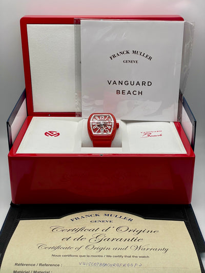 2025 Franck Muller Vanguard Beach 41mm Glassfiber V 41 SC DT BEACH RG FR GGF2
