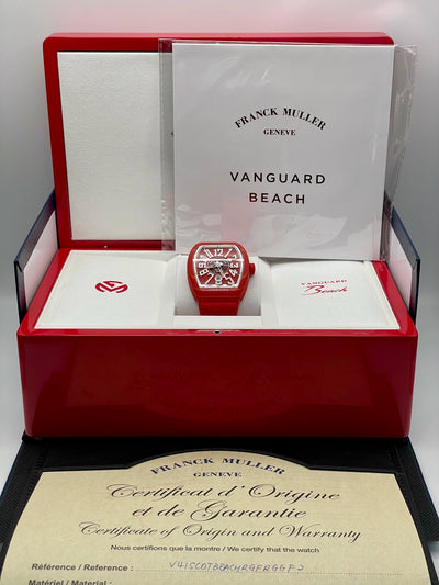 2026 Franck Muller Vanguard Beach 41mm Glassfiber V 41 SC DT BEACH RG FR GGF2