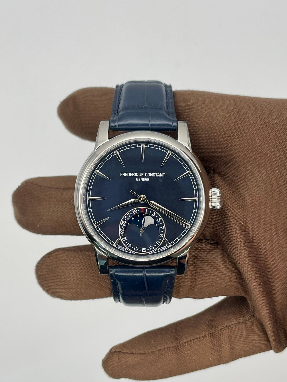NEW 2025 Frederique Constant Manufacture Classic Moonphase Date 40mm Stainless Steel FC-716N3H6