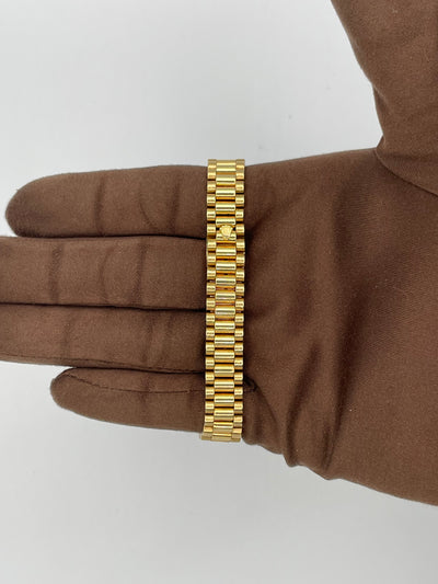 1985 Rolex Datejust Crown Collection Factory Lapis Dial 26mm Yellow Gold 69158