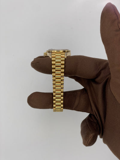1985 Rolex Datejust Crown Collection Factory Lapis Dial 26mm Yellow Gold 69158