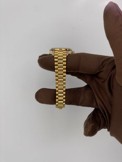 1985 Rolex Datejust Crown Collection Factory Lapis Dial 26mm Yellow Gold 69158