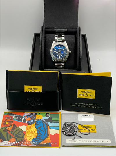 2015 Breitling Avenger II GMT 43mm Stainless Steel A3239011/C872