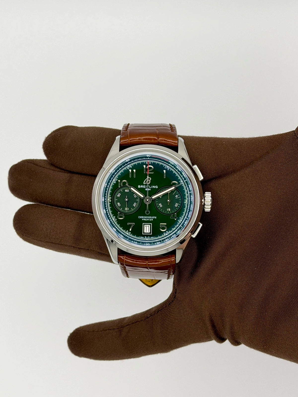 2026 Breitling Premier B01 Chronograph 42 42mm Stainless Steel AB0145371L1P1