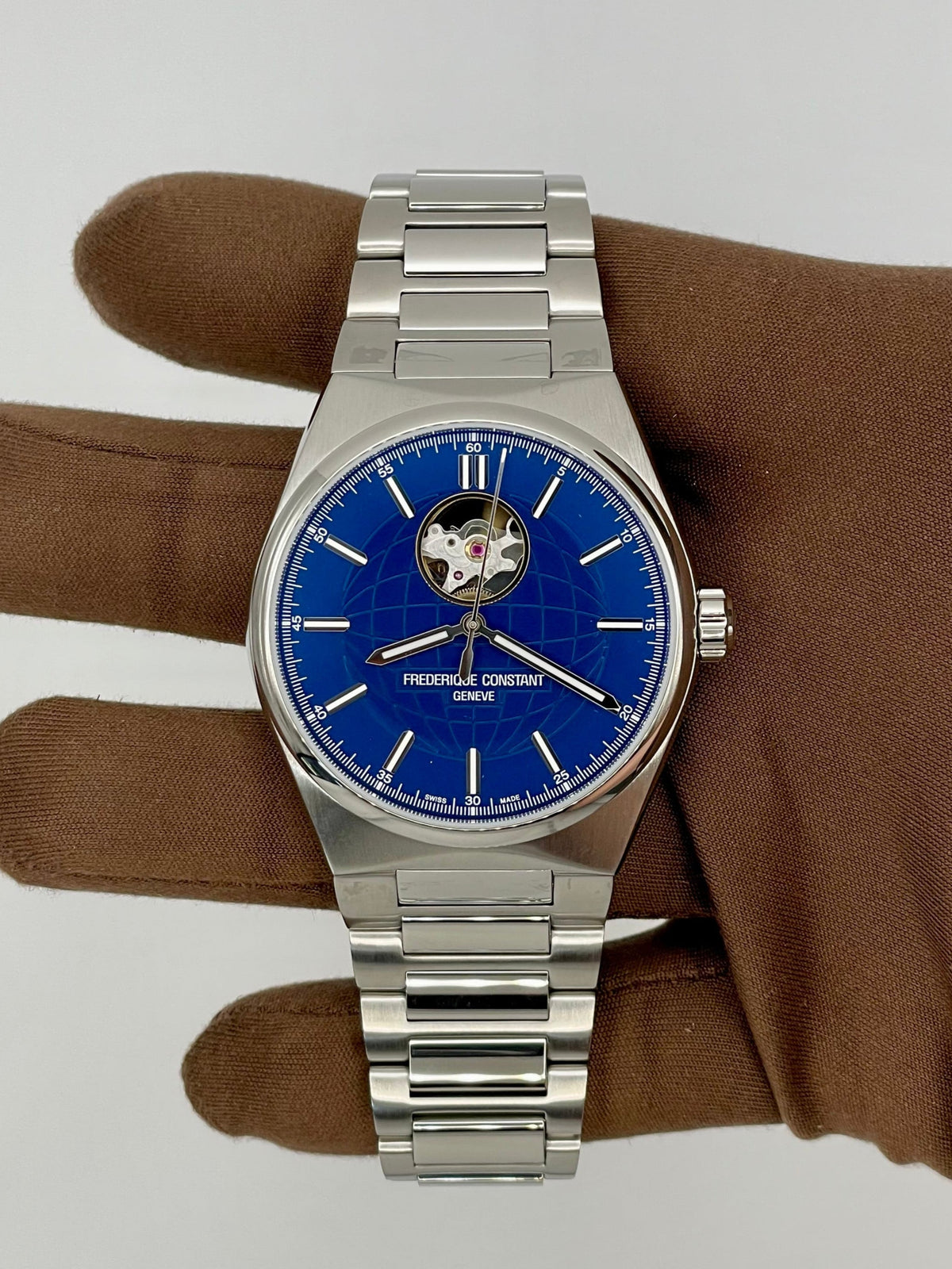 NEW 2025 Frederique Constant Highlife Heart Beat 41mm Blue Dial FC-310N4NH6B