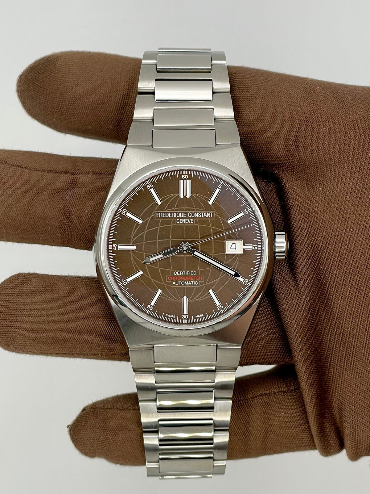 NEW 2025 Frederique Constant COSC Highlife Automatic 39mm Brown Dial FC-303C3NH6B