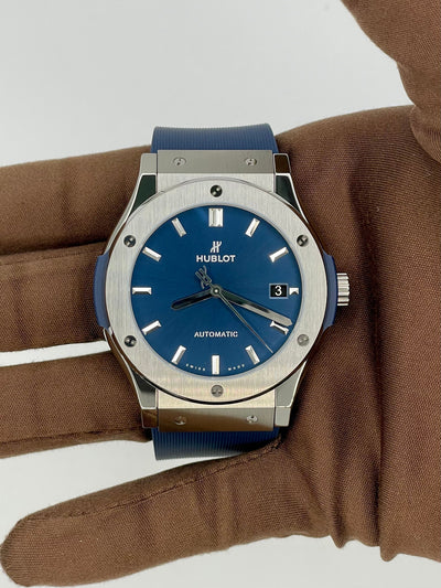 2025 Hublot Classic Fusion Blue Dial 45mm Titanium 511.NX.7170.RX
