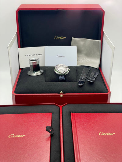 2024 Cartier Animal Jewelry Watch Pebble 36 x 33mm White Gold CRHPI01617