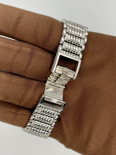 Patek Philippe Calatrava with Beaded Bracelet 33mm White Gold 3919/1G