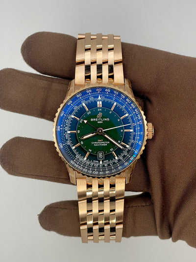 2025 Breitling Navitimer GMT 41mm Rose Gold R32310251L1R1