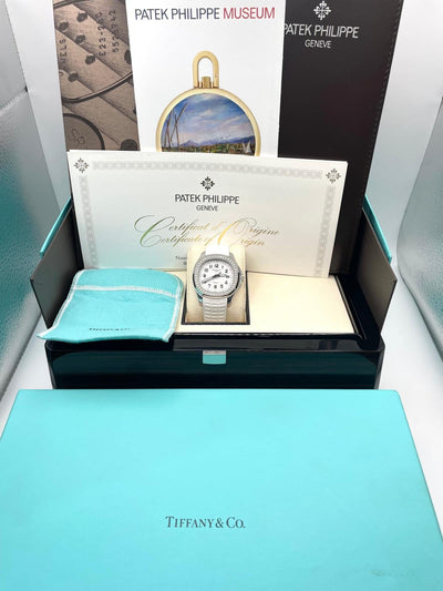 2023 Patek Philippe Ladies Aquanaut Diamond signed Tiffany & Co Tiffany & Co 39mm Stainless Steel 5267/200A-010