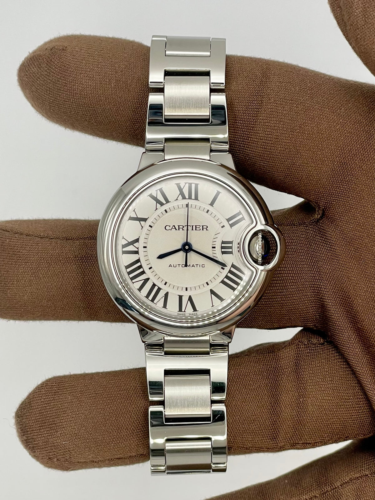 NEW 2025 Cartier 33mm Steel Ballon Bleu Automatic WSBB0044