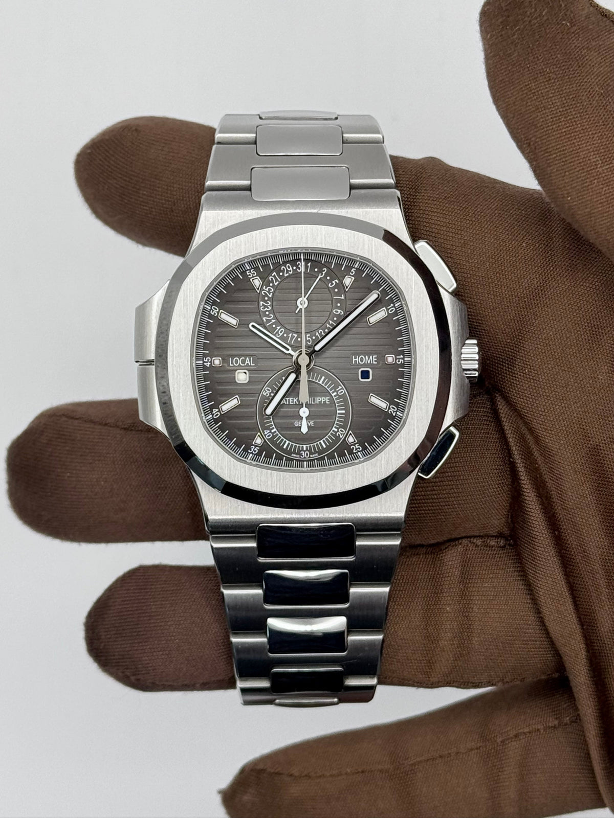 2016 Patek Philippe Steel Nautilus Travel Time 5990/1A-001