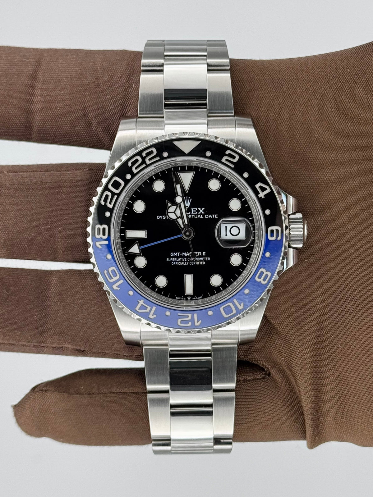 2022 Rolex Steel GMT-Master II Batman 40mm 126710BLNR