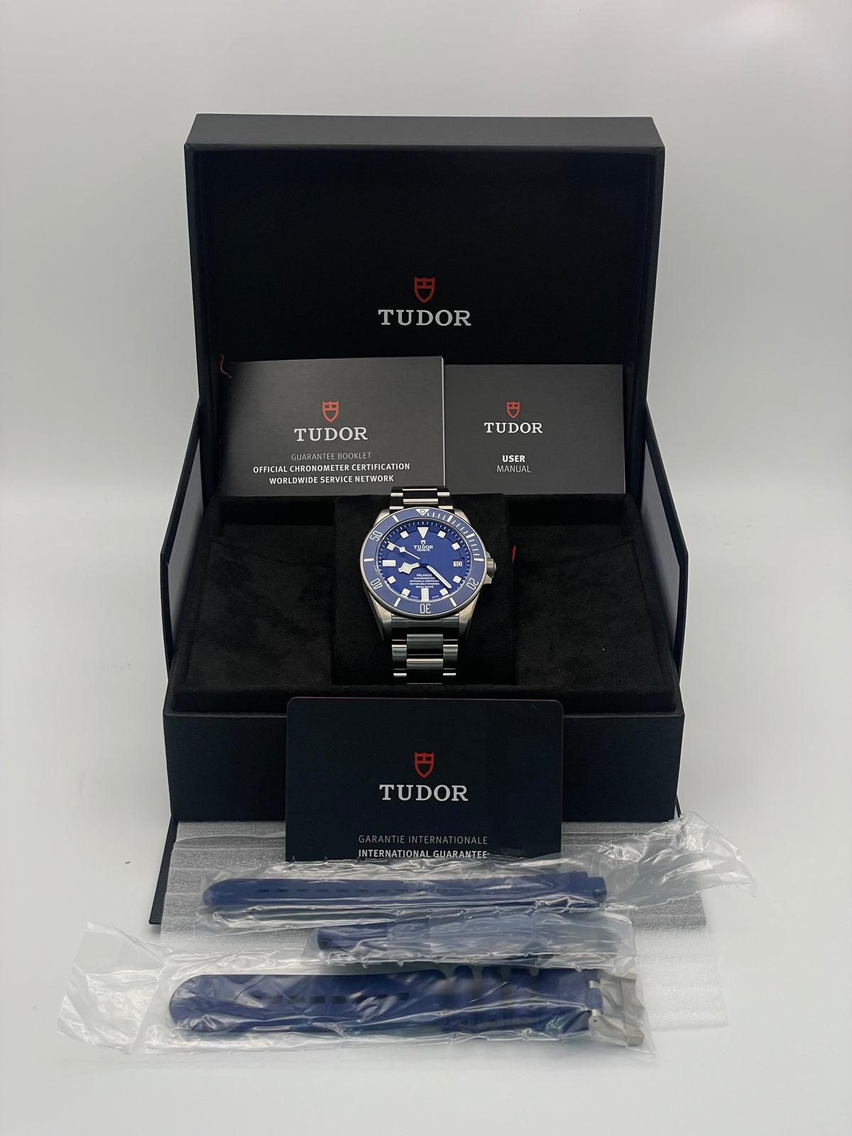 NEW 2025 Tudor Titanium Pelagos 42mm (additional strap) Blue Dial