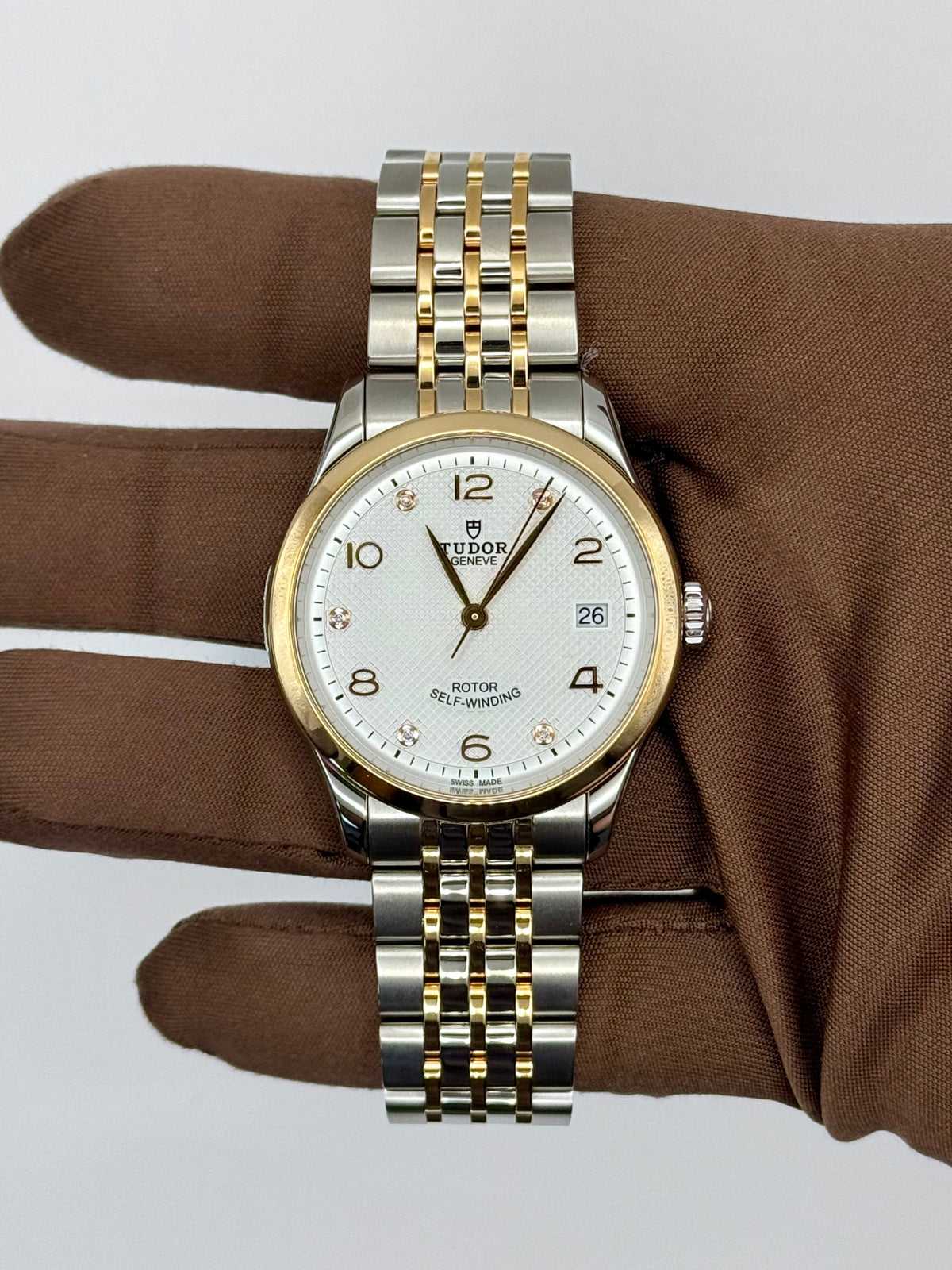 NEW 2024 Tudor 1926 36mm SS/RG Diamond-set dial M91451-0002