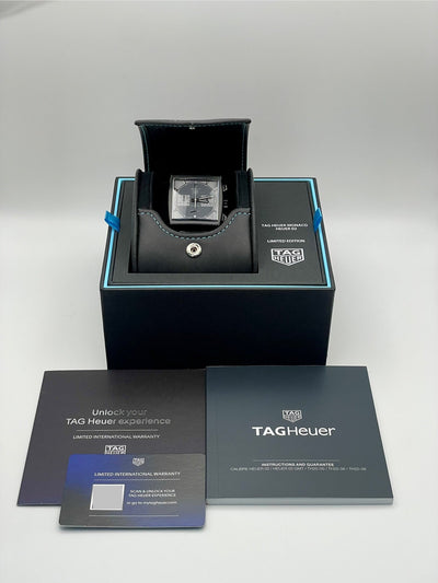 2025 TAG Heuer Monaco Chronograph Night Driver 39mm Titanium CBL2181.FC6515