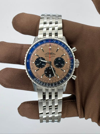 2025 Breitling Navitimer B01 Chronograph 43mm Stainless Steel AB0138241K1A1
