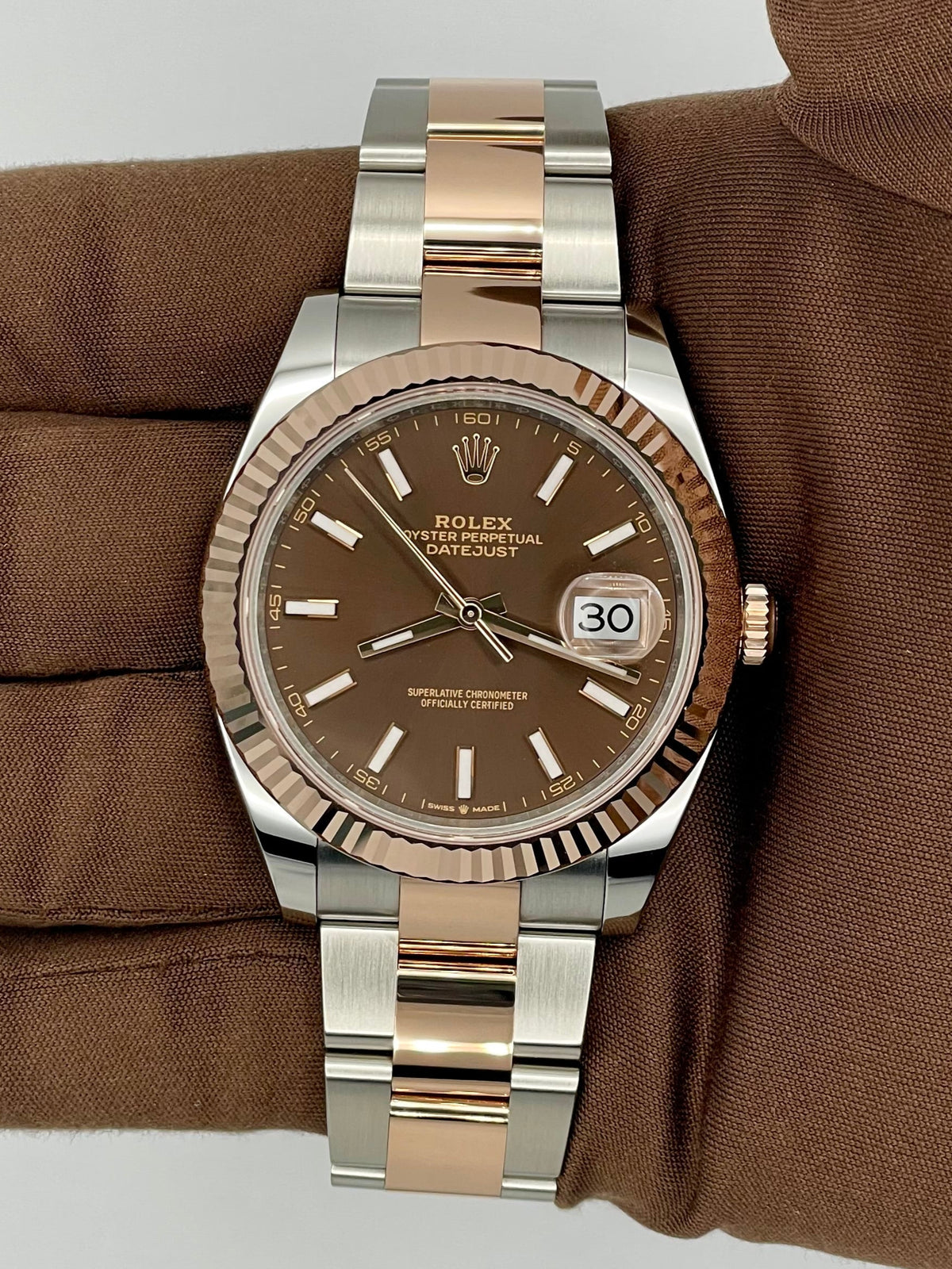 NEW 2025 Rolex RG/SS Datejust 41mm 126331-0001
