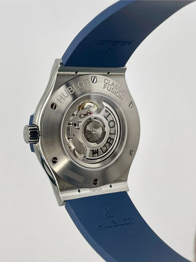 2025 Hublot Classic Fusion Blue Dial 45mm Titanium 511.NX.7170.RX