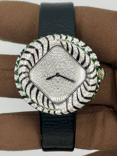 2024 Cartier Animal Jewelry Watch Pebble 36 x 33mm White Gold CRHPI01617