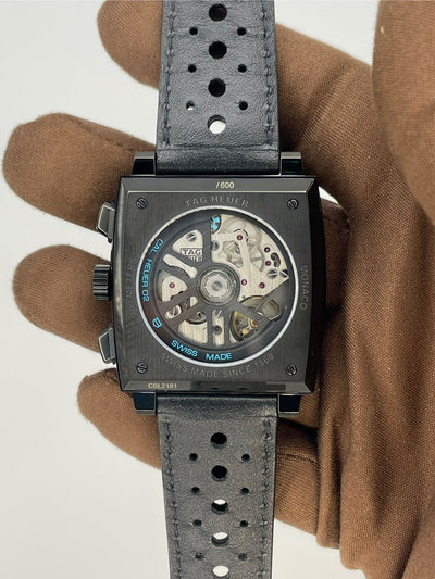 2025 TAG Heuer Monaco Chronograph Night Driver 39mm Titanium CBL2181.FC6515
