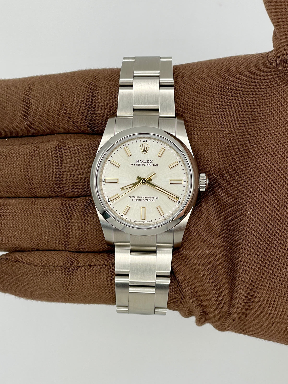 2020 Rolex Oyster Perpetual 34 34mm Stainless Steel 124200-0001