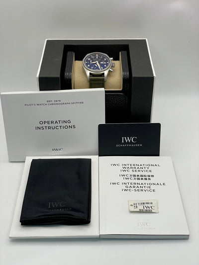2020 IWC Pilot's Watch Chronograph Spitfire 41mm Stainless Steel IW387901