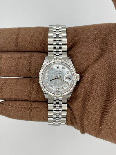 2025 Rolex Datejust MOP Dial 28mm Stainless Steel 279384RBR-0011
