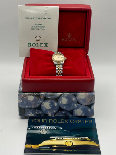 1988 Rolex Datejust Box and Papers 26mm Stainless Steel/Yellow Gold 69173