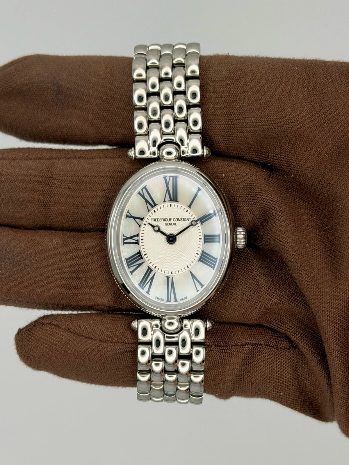 2026 Frederique Constant Classics Art Deco Oval 30mm Stainless Steel FC-200MPW2V6B