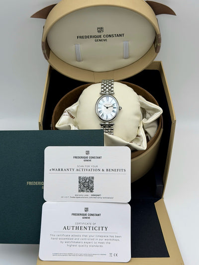 2026 Frederique Constant Classics Art Deco Oval 30mm Stainless Steel FC-200MPW2V6B