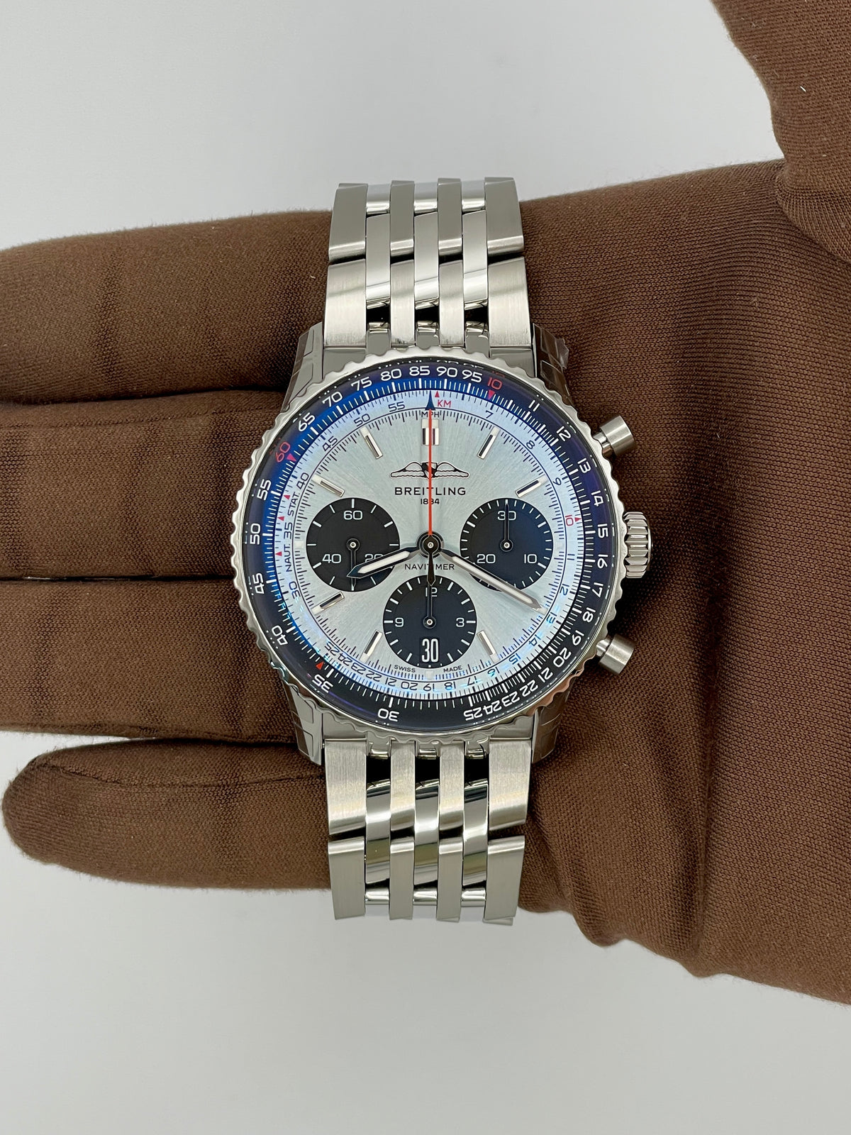 2024 Breitling Navitimer B01 Chronograph 41mm Stainless Steel AB0139241C2A1