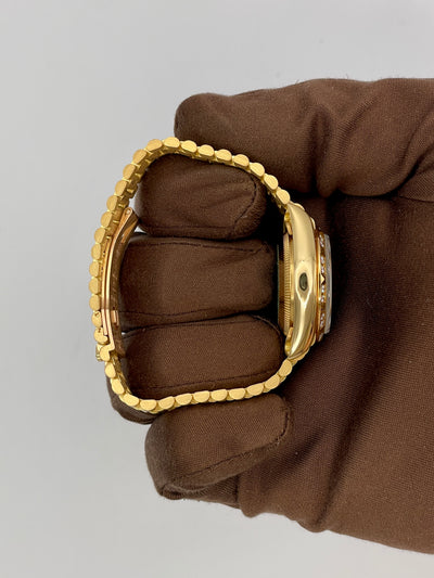 1994 Rolex Lady-Datejust Factory Lapis Dial 26mm Yellow Gold 69258