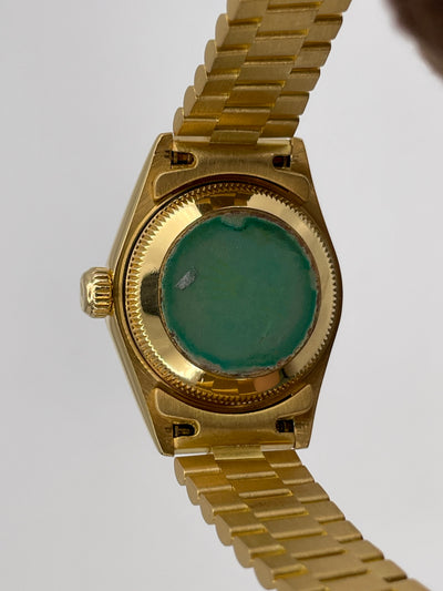 1994 Rolex Lady-Datejust Factory Lapis Dial 26mm Yellow Gold 69258
