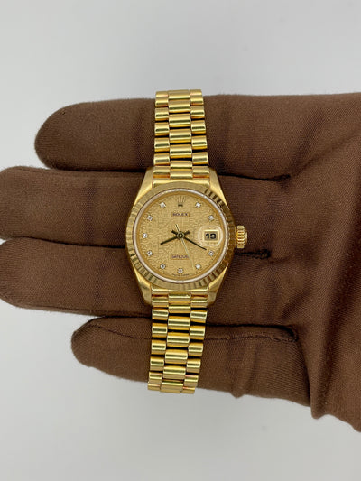 1989 Rolex Datejust 26mm Yellow Gold 69178