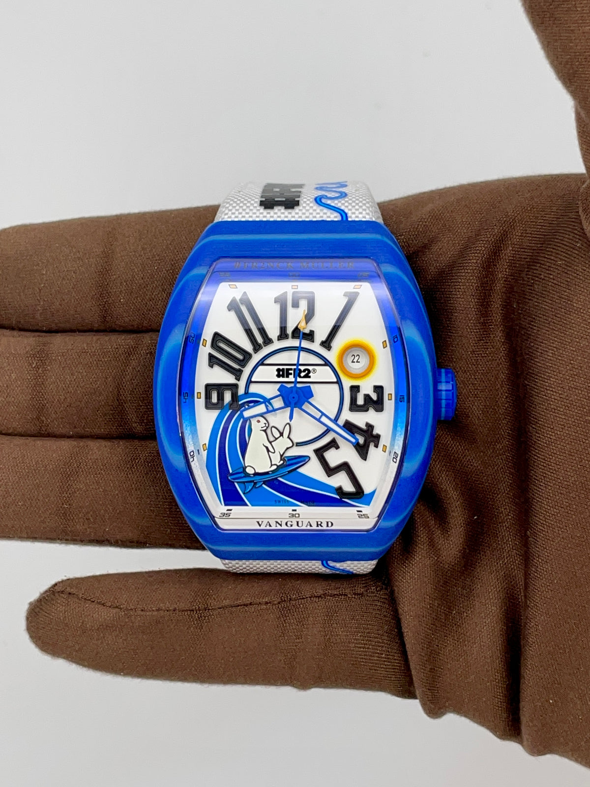 2025 Franck Muller Vanguard Beach 41mm Composite V 41 SC DT BEACH GF BU BL BC