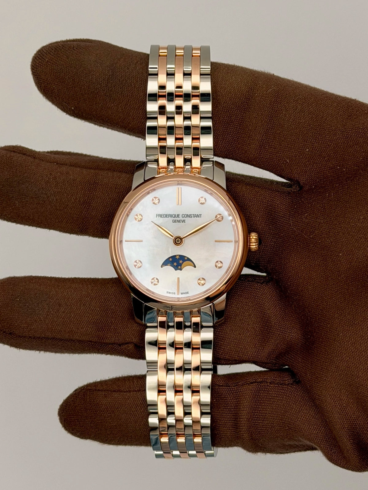 2026 Frederique Constant Classics Slimline Ladies Moonphase 30mm Stainless Steel FC-206MPWD1S2B