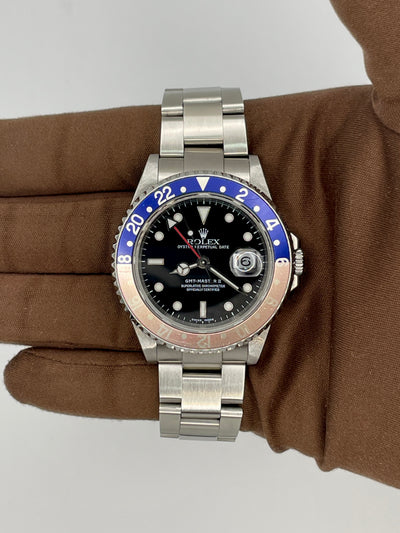 2000 Rolex GMT-Master II Pepsi 40mm Stainless Steel 16710