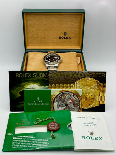 1999 Rolex Submariner 40mm Stainless Steel/Yellow Gold 16613