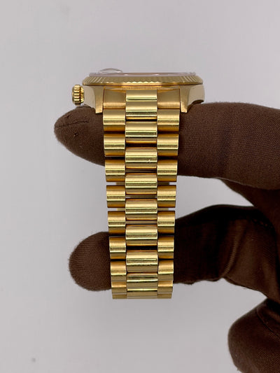 1998 Rolex Day-Date Unpolished 36mm Yellow Gold 18238