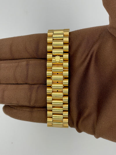 1998 Rolex Day-Date Unpolished 36mm Yellow Gold 18238