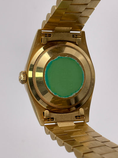 1998 Rolex Day-Date Unpolished 36mm Yellow Gold 18238