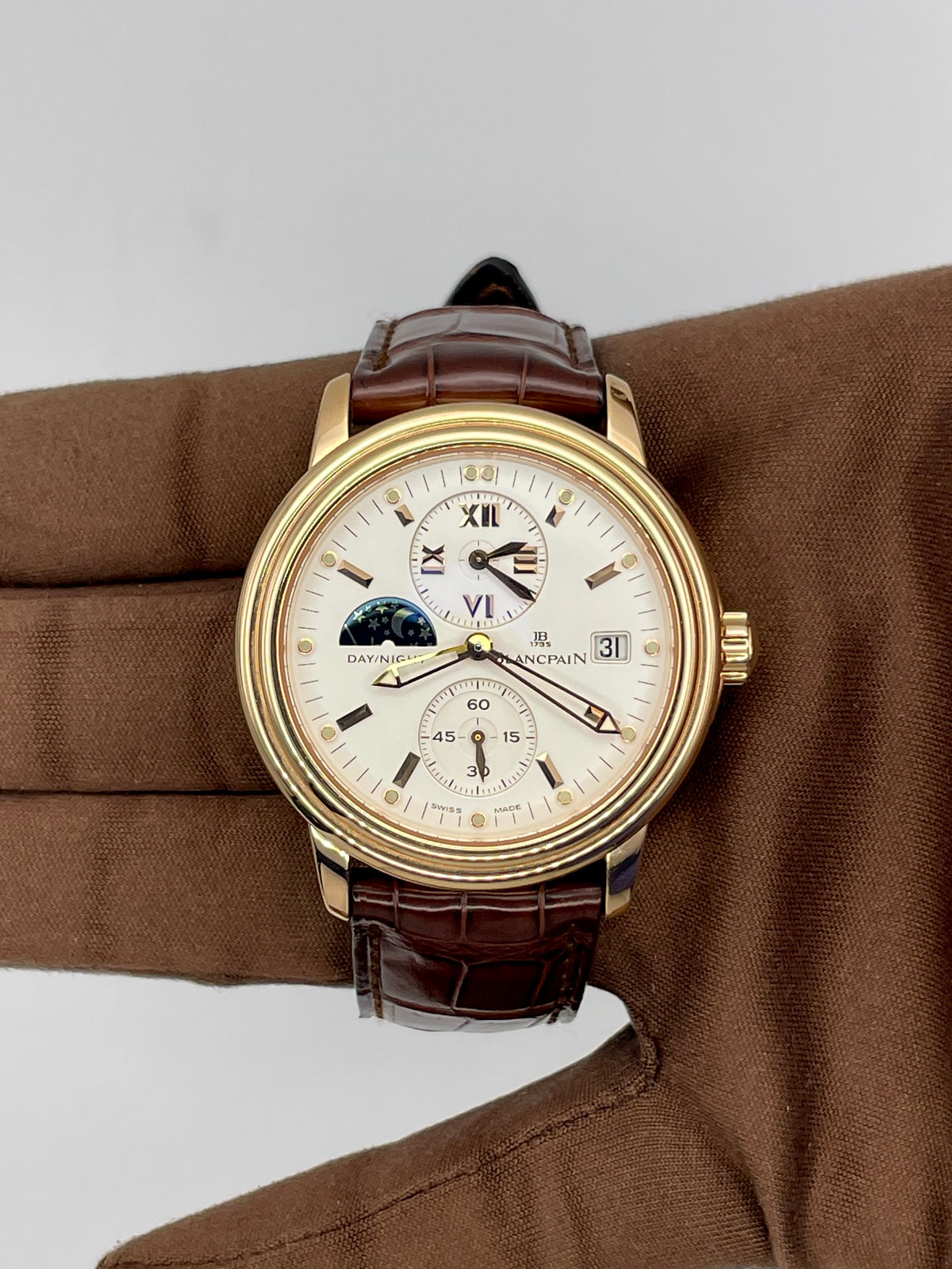 2015 Blancpain Leman 38mm Rose Gold 2160